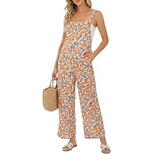 YOINS Jumpsuits for Women Dressy Casual Summer Boho Wide Leg Rompers Loose Fit Overalls with Pockets