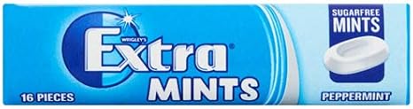 Wrigley's Extra Mints Peppermint Sugar Free 16 Mints - 24 Pack