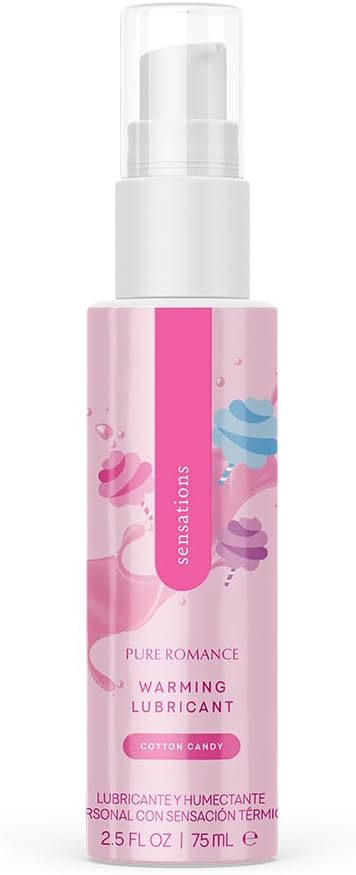 Pure Romance Sensations Cotton Candy | Warming Moisturizer