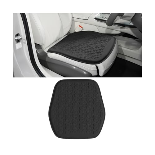 Zpana Gel Car Seat Cushion, Non-Slip & Comfortable Automotive Chair Protector Pad for Driving, Breathable Vehicle Interior Mat Cover Accessories, Universal for SUV Sedan Truck Black
