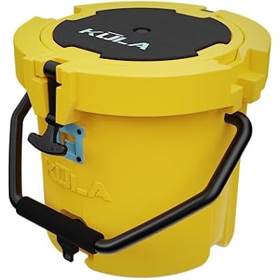 KULA by Bote Hard Shell Cooler with Drink Tap Travel Handle Rubber Closure Gatorshell Construction Strong Insulation 2.5 Gallon Capacity Portable Fishing Seat Multiple Colors