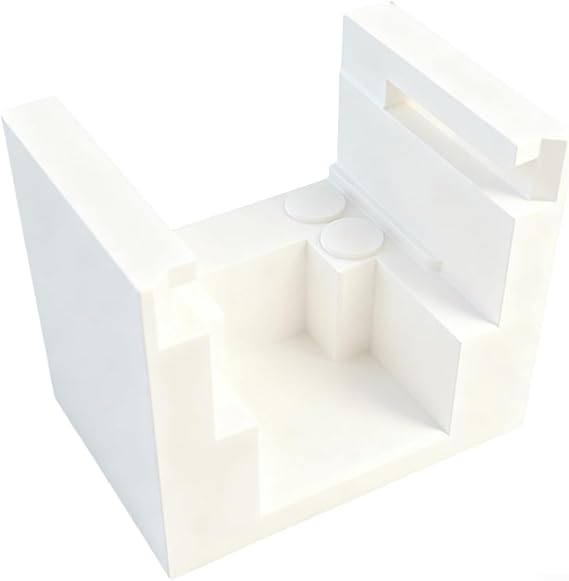 Coffee Grinder Stand Built for For gemilai 9015A and 9015C with Pull-Out Functionality and Uniform Silicone Base Coverage (White)