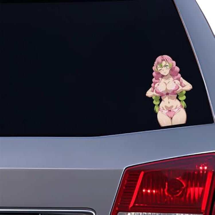 Mitsuri Anime Manga Colorful Decal Stickers for Cars Laptop Skateboard Wall Decor UV Resistant 5.5 in Mitsuri 2
