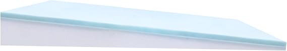 Bed Wedge Mattress Topper Incline 4-inch TWIN, Cool Gel Memory Foam