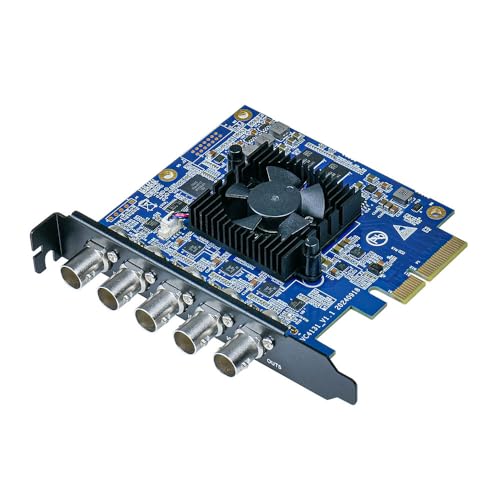 AVMATRIX VP51 5-CH SDI PCIe Capture Card - 3G-SDI IO, 1080P60, WinLinux, 24H Work, SDK Support, Live StreamVideo Conference