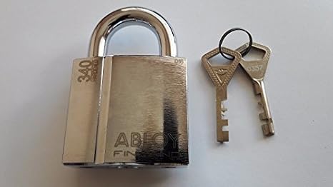Abloy PL340 / 25 C/High Security Steel Padlock/with 2 Keys