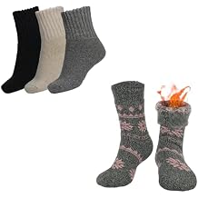 BomKinta Women Boot Socks with Women Thermal Socks