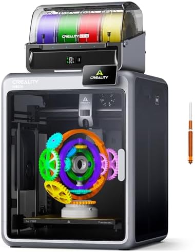 Creality K2 Pro Combo (A) 3D Printer, Multicolor 3D Printer with CFS Bundle with Unicorn K2 Pro Quick-Swap Nozzle Kit