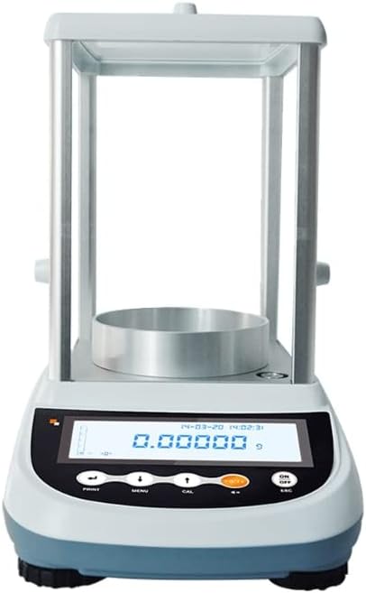 0.00001g Micro Balance, High Precision Analytical Scale for Jewelry, Gems, Gold, Lab Testing, Electroic Sensor, 0.01mg Readability, Capacity, Windshield, Jewelry,
