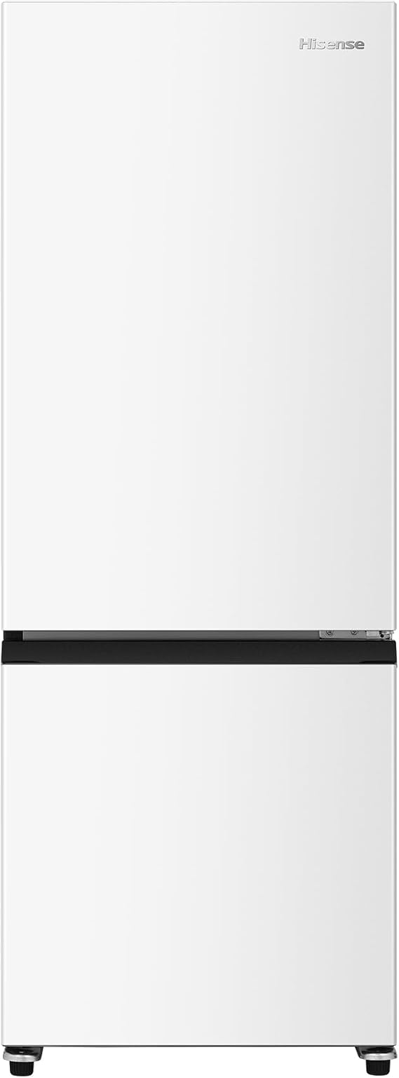 Hisense HR-D15F Refrigerator, Width 18.9 inches 48.1 cm, 43 gal 162 L, Automatic Defrost, Right Opening, 2 Doors, Compact, Large Capacity Refrigerator Compartment, Heat-resistant Top Table