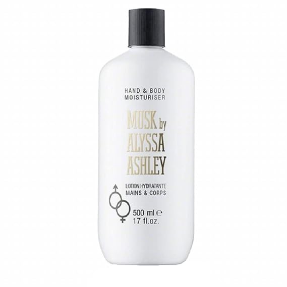 Alyssa Ashley Musk Hand Body Lotion - Hand Lotion for Dry Hands - Body Cream for Women and Men - Hydrating Cream for Smooth Skin - 16.9 oz