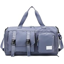 Sports Gym Bag Duffle Bag with Shoes Compartment, Waterproof Travel Duffle Bag for Gym Swimming Vacation