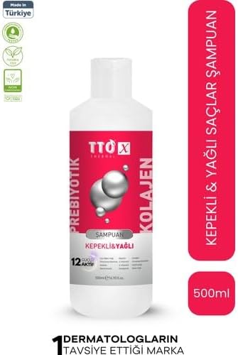 TTO X Kepekli ve Yağlı Saçlara Özel Şampuan Kolajen ve Prebiyotik