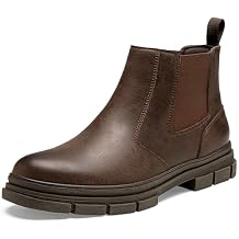 Jousen Chelsea Boots Men Casual Slip On Boots for Men Ankle Dress Mens Boots