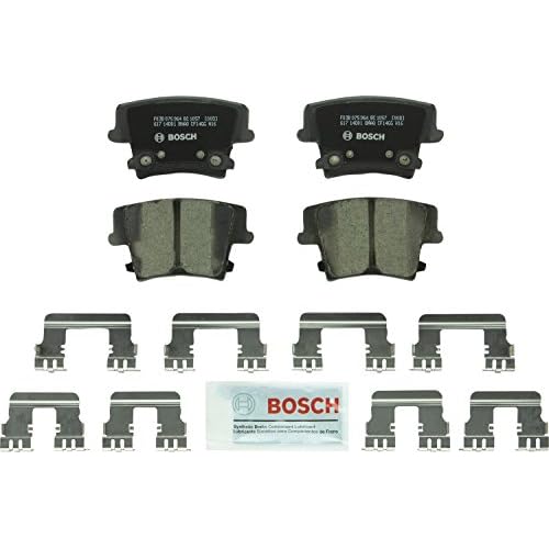 BOSCH BC1057 QuietCast Premium Ceramic Disc Brake Pad Set - Compatible with Select Chrysler 300; Dodge Challenger, Charger, Magnum; REAR