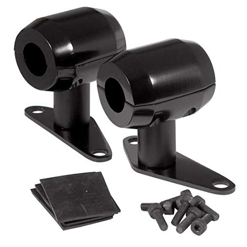 Removable Front Fender Mounts Fits .750 Front Springer Legs Black Finish