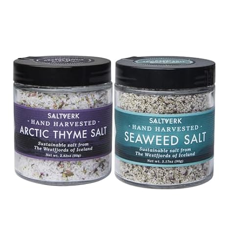 Saltverk Icelandic Sea Salt - Arctic Thyme + Seaweed Bundle