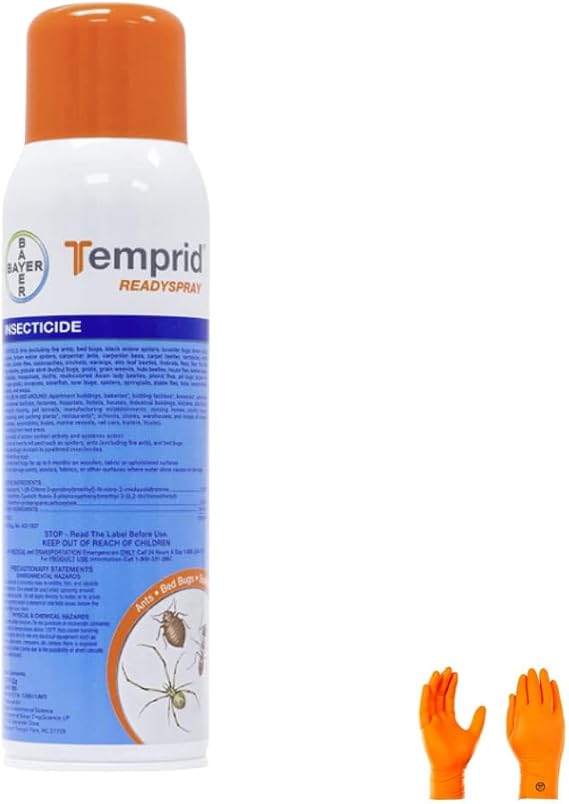 Temprid Spray (15oz) - for Getting rid of Bed Bugs and Their Eggs, Spiders, Fleas and More. Featuring imidacloprid and Temprid SC