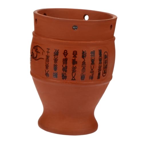 FOMIYES Portable Moxibustion Pot Ceramic Burning Jar for Full-Body with Heat Insulation and Ventilation Traditional Chinese Design for Self-Care and Wellness