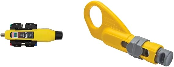 Klein Tools Coax Cable Tester and Stripper Kit