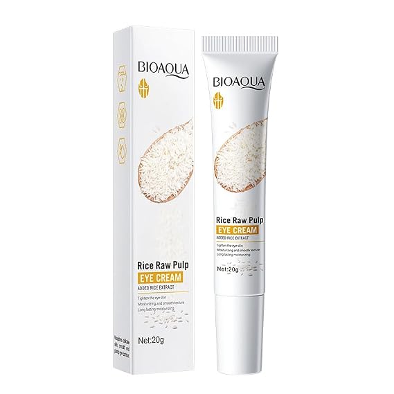 BIOAQUA Rice Raw Pulp Under-Eye Cream Moisturizing Nourishing 20g