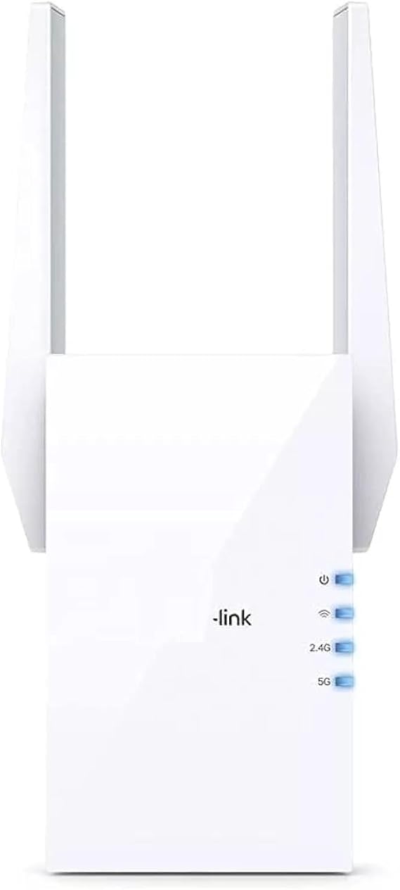 WiFi 6 Range Extender AX1500 (RE505X) Dual-Band with LAN Port Universal Compatible Wi-Fi Repeater