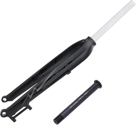MTB Road Bike Rigid Fork Aluminum Alloy 26/27.5/29" Thru-axle 100mm1-1/8 28.6mm Threadless Straight Tube Disc Brake Superlight Mountain Front Forks