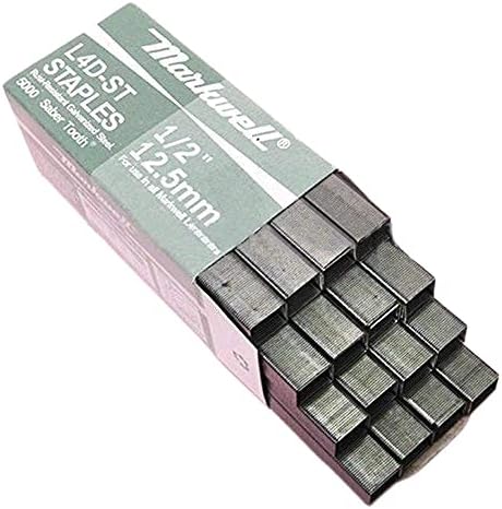 Markwell Needle Point Staples for L4 Tacker 1/4", 3/8" or 1/2" (1/2")