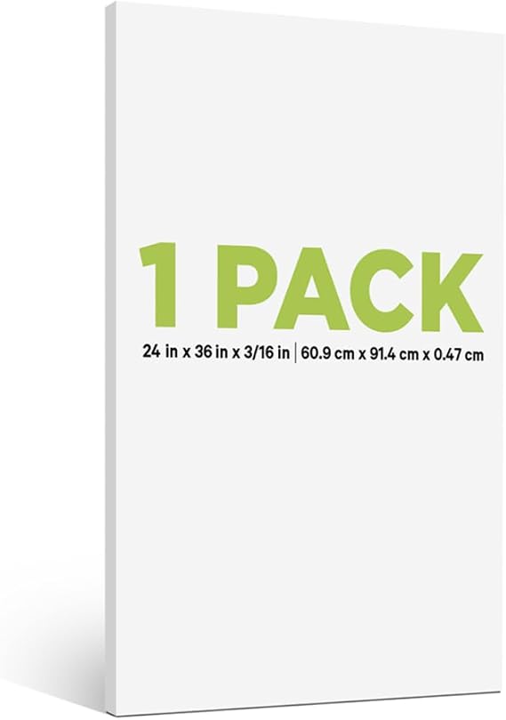 Allposters 24" X 36" X 3/16" White Foam Board Poster Board