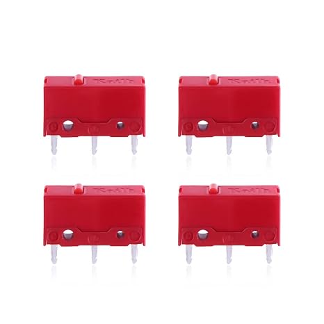Pack of 4 Micro Switches Compatible for Razer Logi Apple SteelSeries MS Mouse (4PCS Kailh GM6.0)