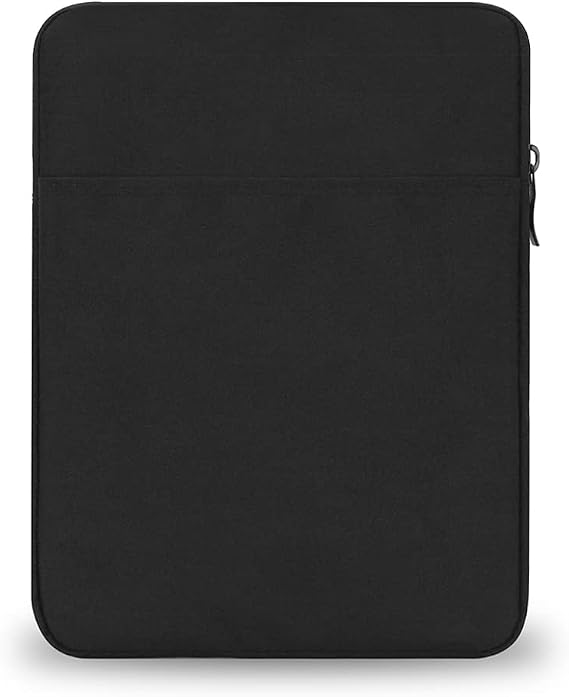 ProElife Premium Water-Resistant Sleeve Case Protector for Apple Magic Trackpad 3 / Magic Trackpad 2 Accessory Durable Touchpad Protective Bag Cover with Pouch for Charger Cable (Black) | Soft Inner Lining Padded, Anti-Scratch, Extra Attached Pocket, Travel Carry Laptop Bag for Home Office