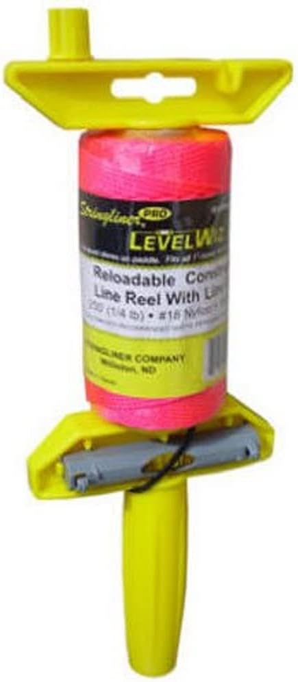 US Tape 24162 Stringliner LevelWiz LevelWiz Reel 250' BR FL. PK