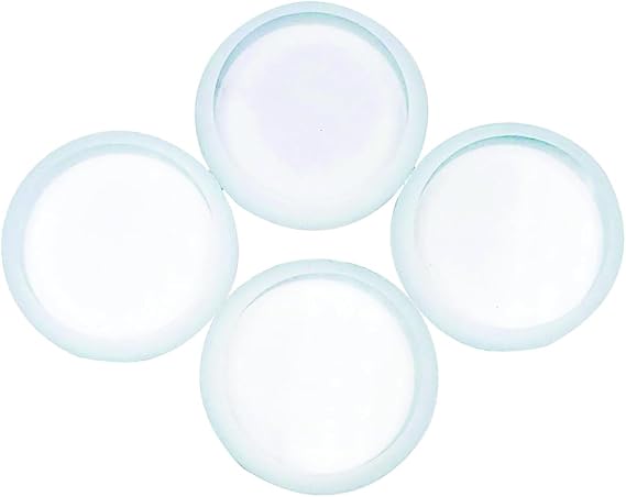 4 pack Wide Mouth Tempered Glass Fermentation Weights for Lacto Fermenting in Wide Mouth Mason, Ball, Canning Jars by Mason Jar Lifestyle (4)