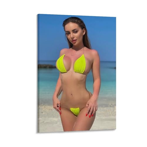 OGNIWO Wall Poster Karely Ruiz Sexy Poster 5 Canvas Painting Posters And Prints Wall Art Pictures for Living Room Bedroom Decor 12x18inch30x45cm Frame-style