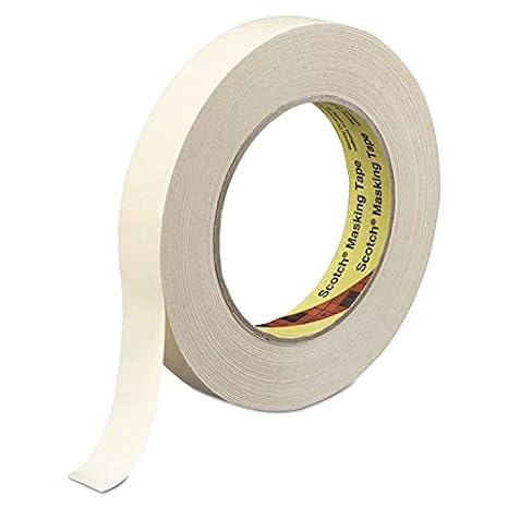 Scotch 2322 232 High-Performance Masking Tape, 48mm x 55m, 3-Inch Core, Tan