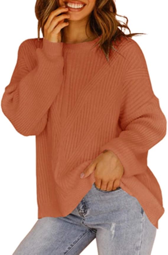 Women's Pullover SweatersWhite Oversized Thick Sweaters Women 2020 Fall Winter S Brown