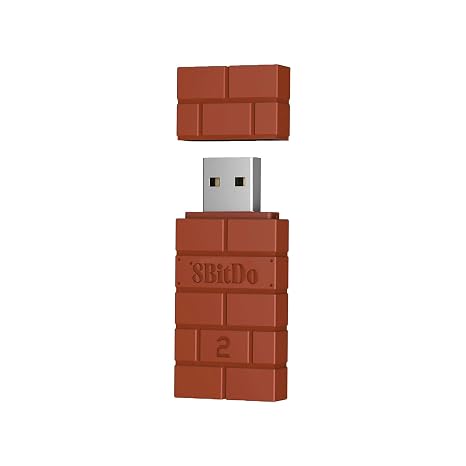 8Bitdo Wireless USB Adapter 2 for Switch, Windows, Mac & Raspberry Pi
