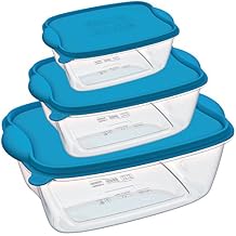 2101C98 Rectangular containers, 0.5 + 1.5 + 3 L