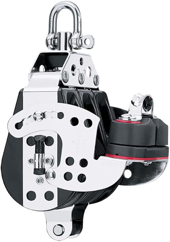 Harken, 3.00 Midrange Triple w/Hex Cam Cleat and Becket, 1556