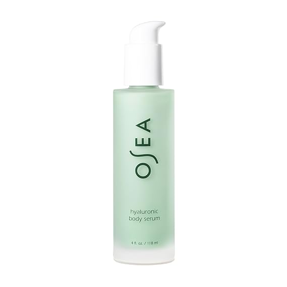 OSEA Hyaluronic Acid Body Serum, Ultra-Hydrating, Sensitive Skin, 4 oz | 24-Hour Moisture Fragrance-Free Hypoallergenic Non-Sticky National Eczema Association Accepted All Skin Types