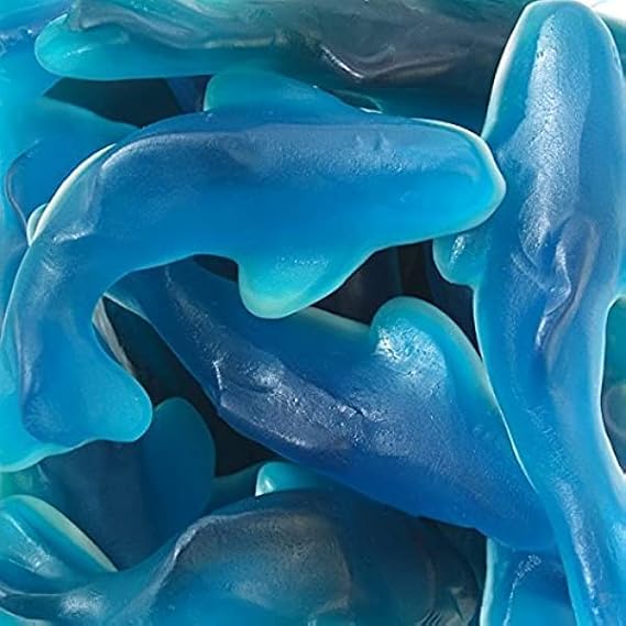 American Best Food Jumbo Blue Gummy Sharks (3LB)