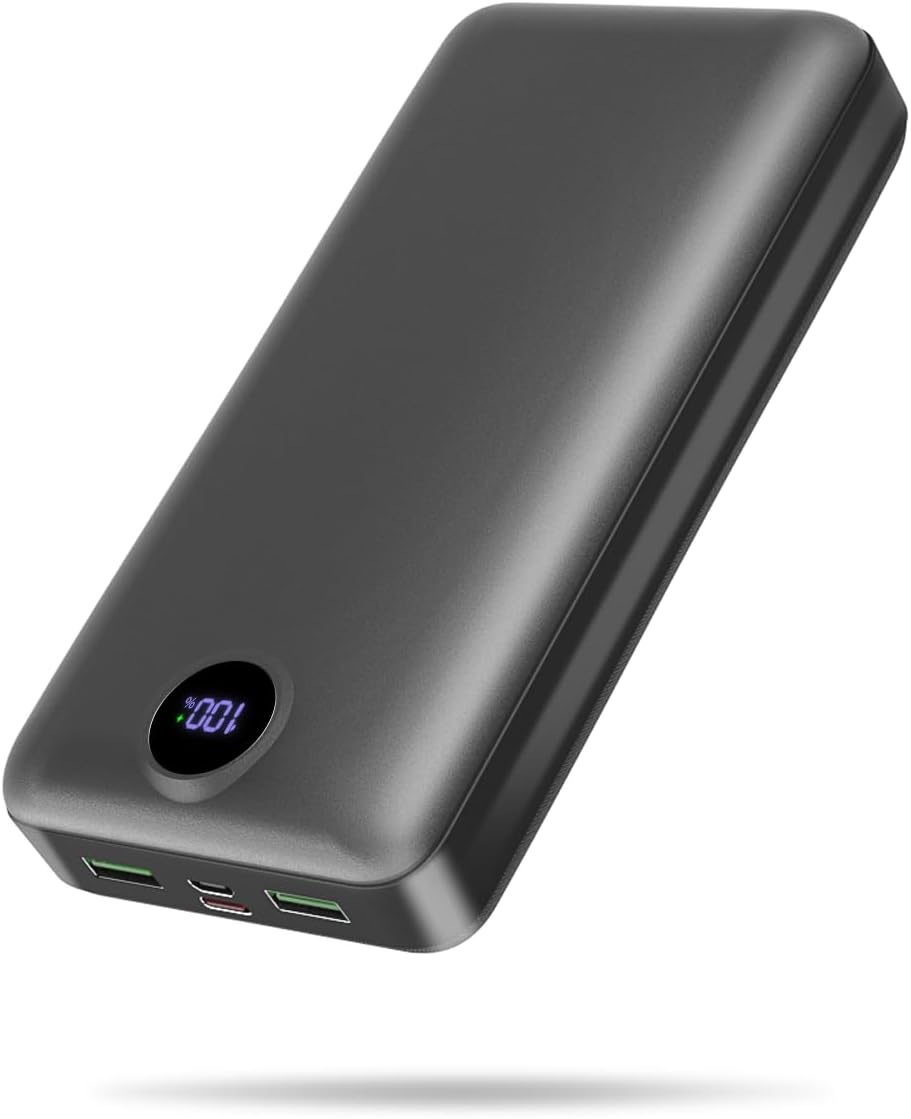 PowerBank 50000mAh Fast Charging, Battery Pack 22.5W Huge Capacity Portable Charger Fast Charging USB-C 3 Outputs & 2 Inputs LED Display Power Bank Compatible with iPhone Android etc