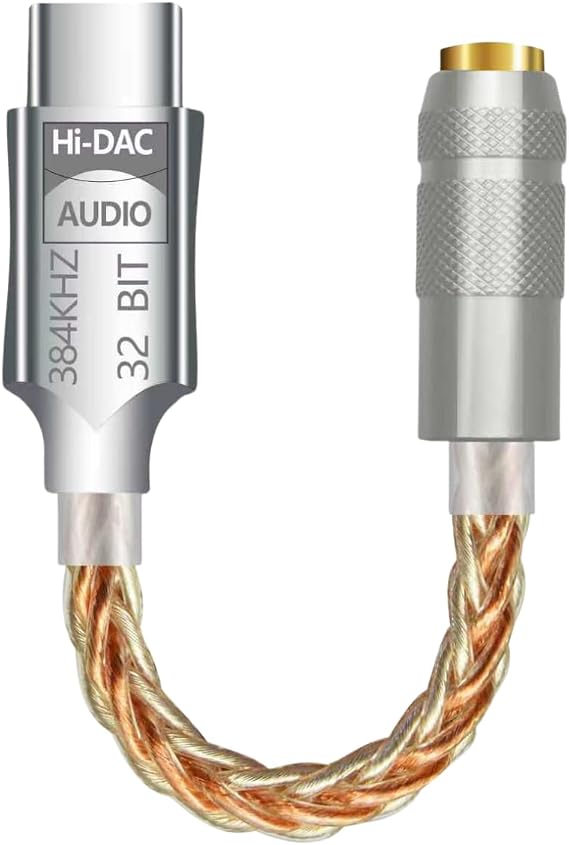 Klasse Type-C - 3.5 ALC5686 Çip HiFi DAC Ses Kartı Kulaklık Kablosu (USB başlık)