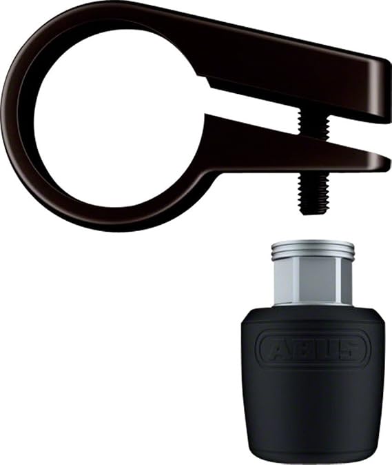 Abus Saddle/Post Lock Nutfix Seatpost Clamp/Lock, 28.6 Diameter, Black