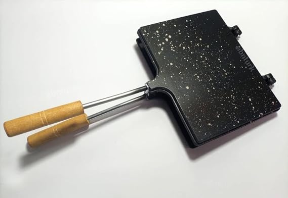 Grill Ahşap Saplı Döküm Alüminyum 3 Kat Granit Ocak Üstü Tost Makinesi YaşamBoyu Garantili Tostmatik