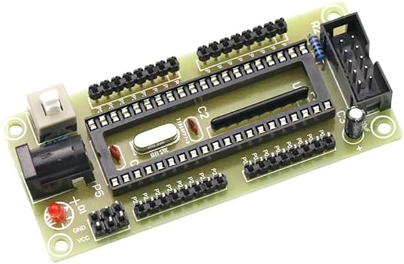 V TELESKY 2PCS 51 Microcontroller Minimum System Board Parts 51 Core Board Kit Module Integrated Circuits Board Development Board Learning Board