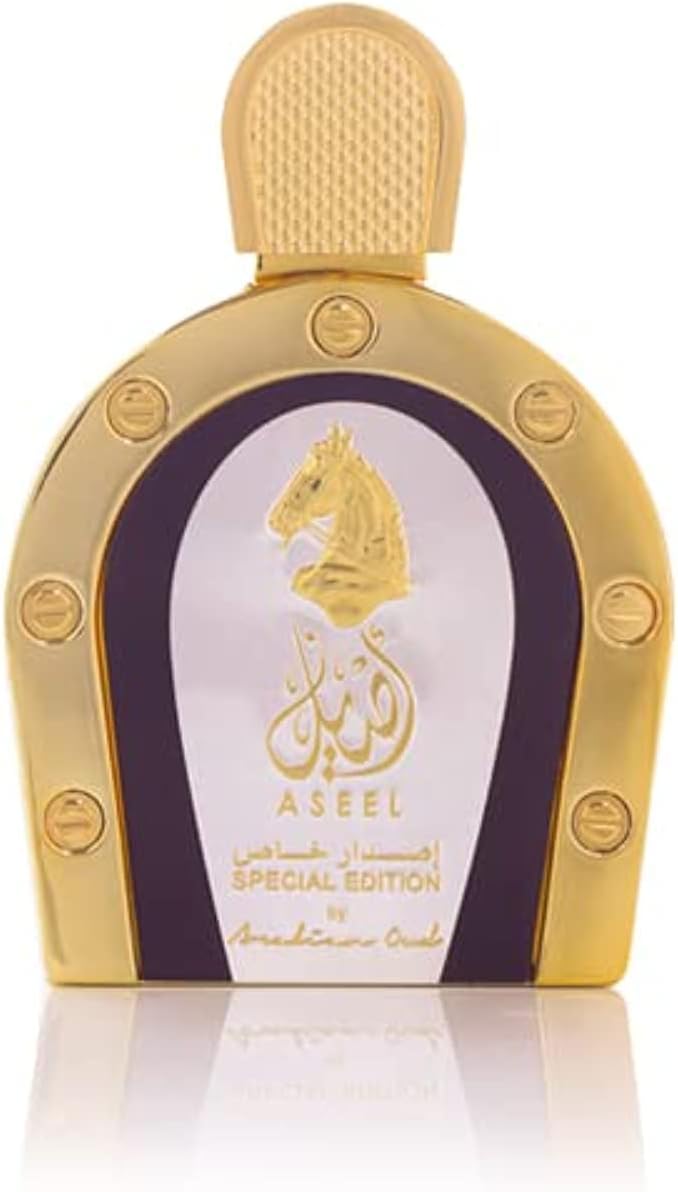 Arabian Oud perfume | Aseel Special Edition 110ml, Unisex Fragrance For Him and For Her, Luxury Perfume, Eau de Parfum EDP with Ambergris, Vanilla, Praline, Rose