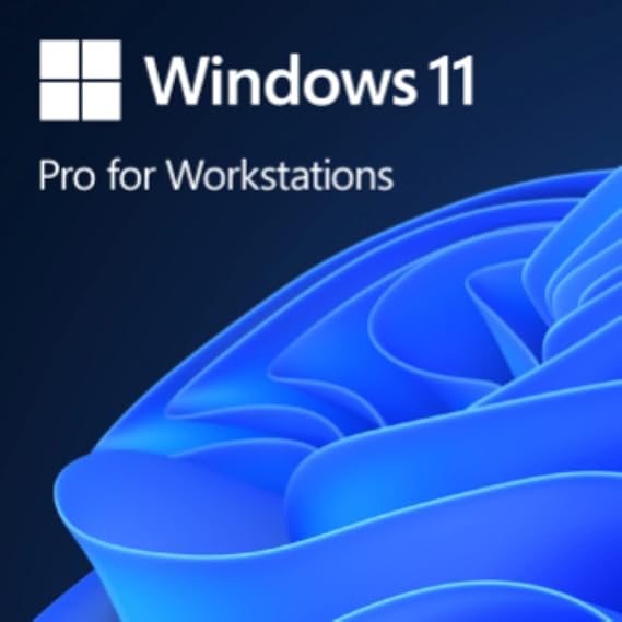 Microsoft Windws 11 Pro for Workstations | For advanced needs such as data/CAD/researchers | Install use on a new PC | Branded by Microsoft