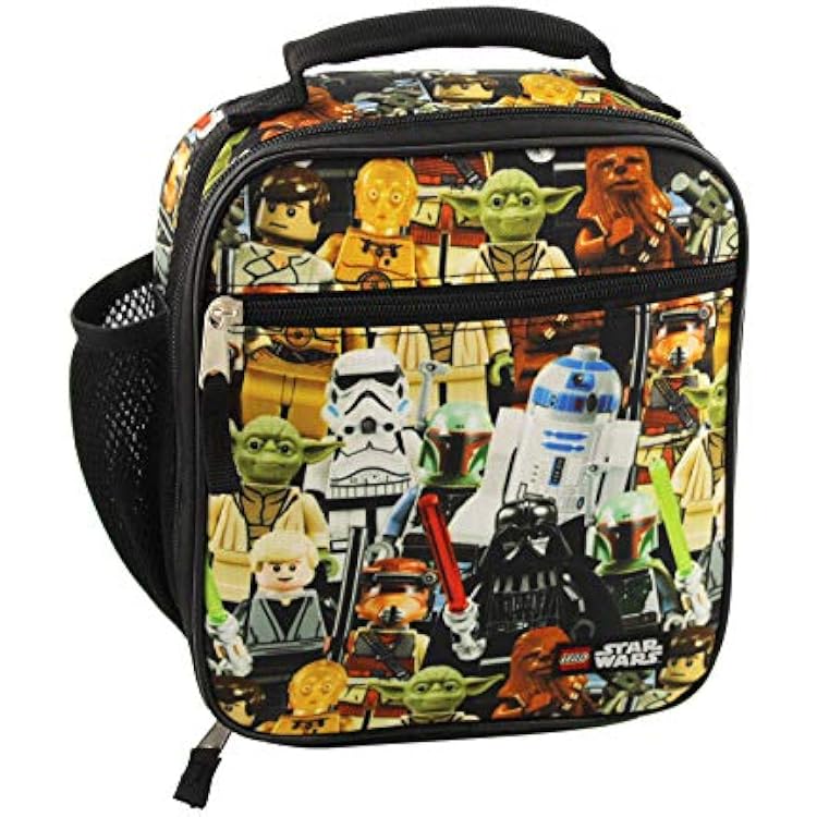 LEGO Star Wars Meal Holder, Boys Girls Adult Soft Insulated School Lunch Box One Size, Lego Star Wars