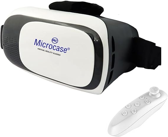 Microcase VR 3D Sanal Gerçeklik Gözlüğü + VR Kablosuz Bluetooth Kumanda-AL47181